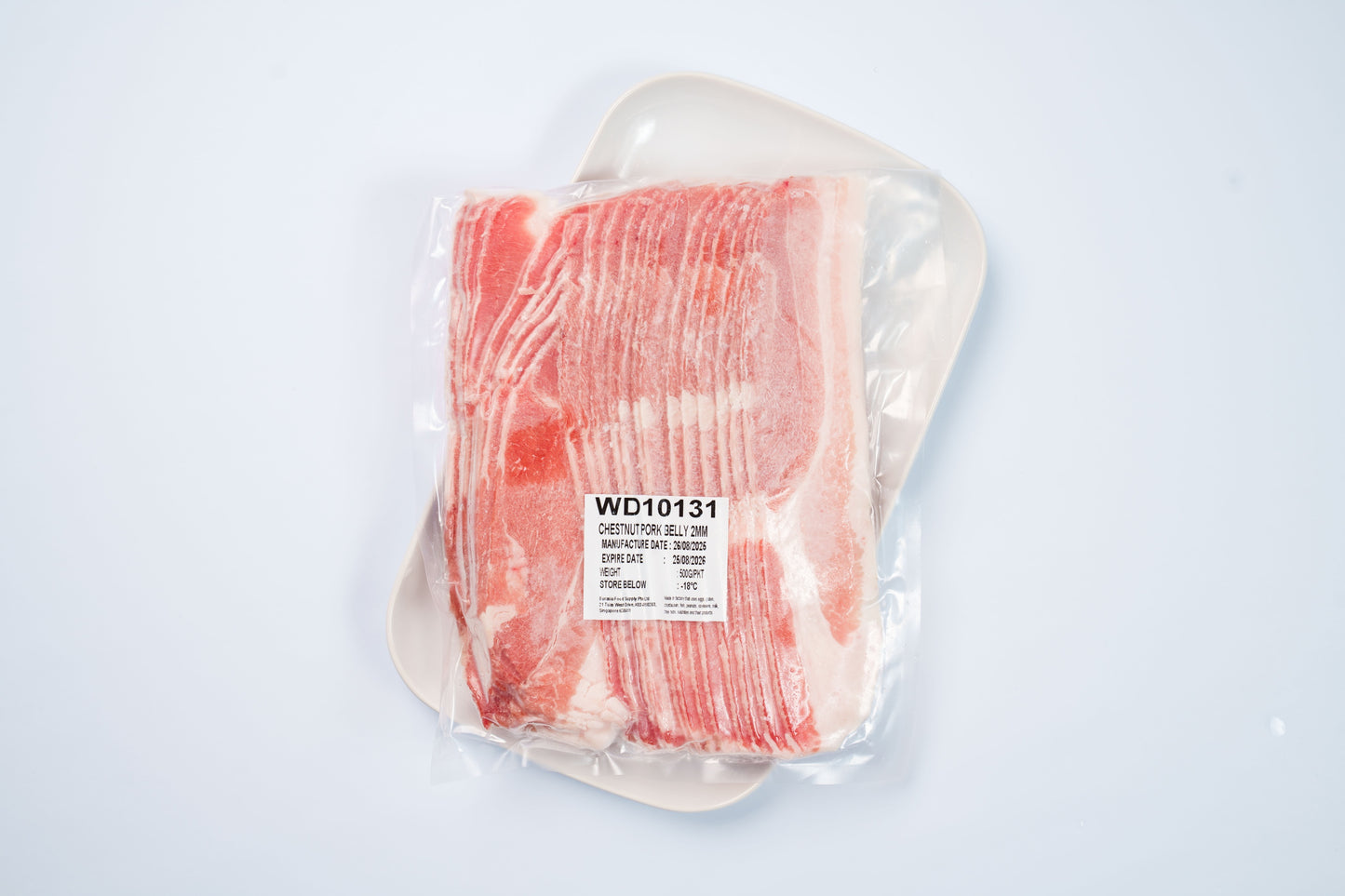 CHESTNUT DUROC BELLY 2MM 500G 栗子三层肉 薄片